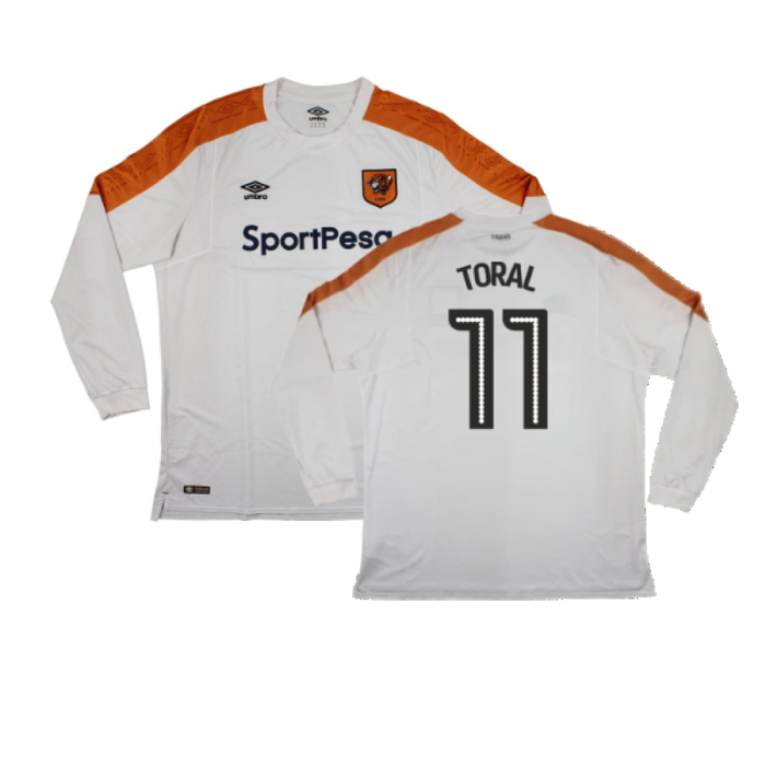 Hull City 2017-18 Long Sleeve Away Shirt (XXL) (Excellent) (Toral 11)