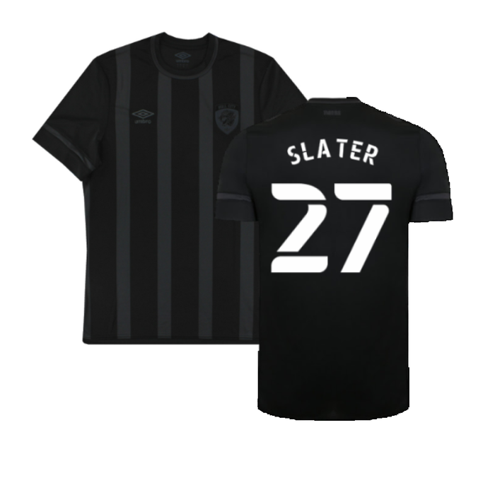 Hull City 2021-22 Away Shirt (Sponsorless) (S) (Slater 27) (Excellent)