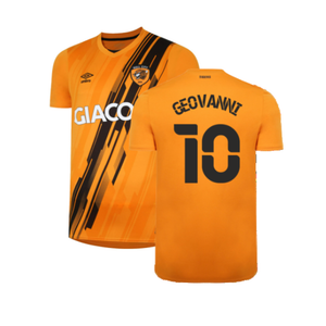 Hull City 2021-22 Home Shirt (M) (Excellent) (Geovanni 10)_0