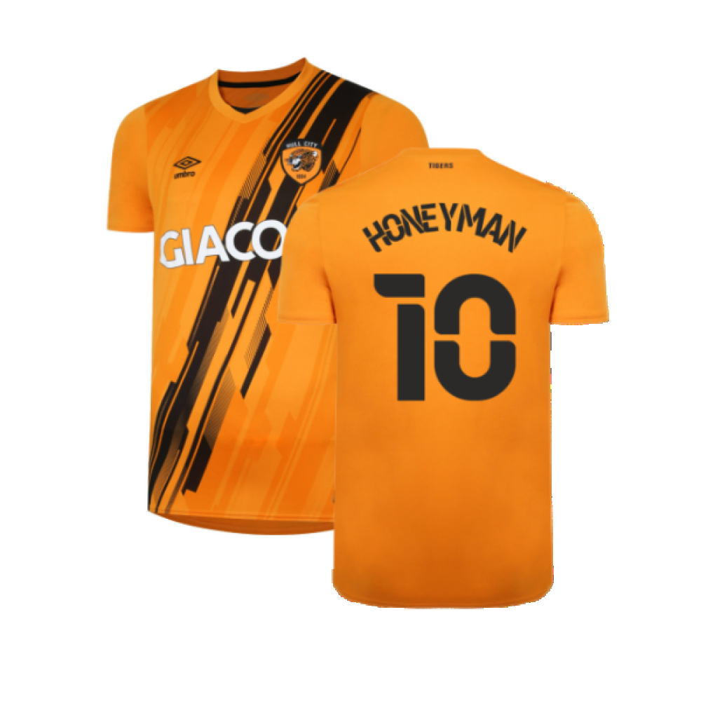 Hull City 2021-22 Home Shirt (M) (Excellent) (Honeyman 10)_0