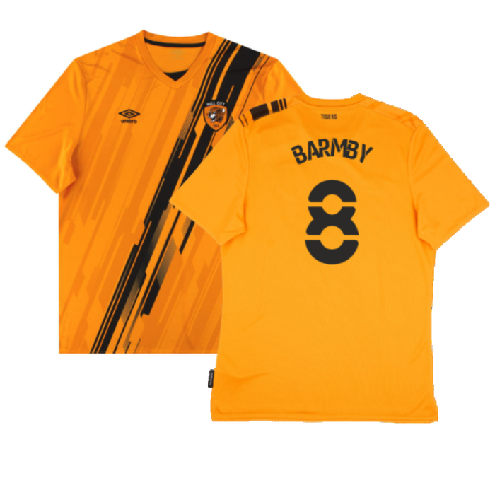 Hull City 2021-22 Home Shirt (Sponsorless) (3XL) (Excellent) (Barmby 8)