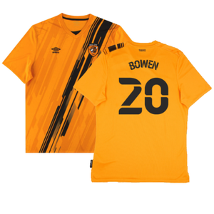 Hull City 2021-22 Home Shirt (Sponsorless) (L) (Excellent) (Bowen 20)_0