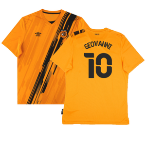 Hull City 2021-22 Home Shirt (Sponsorless) (L) (Excellent) (Geovanni 10)_0