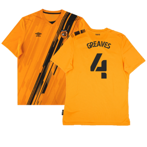 Hull City 2021-22 Home Shirt (Sponsorless) (L) (Excellent) (Greaves 4)_0