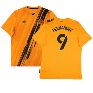 Hull City 2021-22 Home Shirt (Sponsorless) (3XL) (Excellent) (Hernandez 9)_0