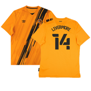 Hull City 2021-22 Home Shirt (Sponsorless) (L) (Excellent) (Livermore 14)_0