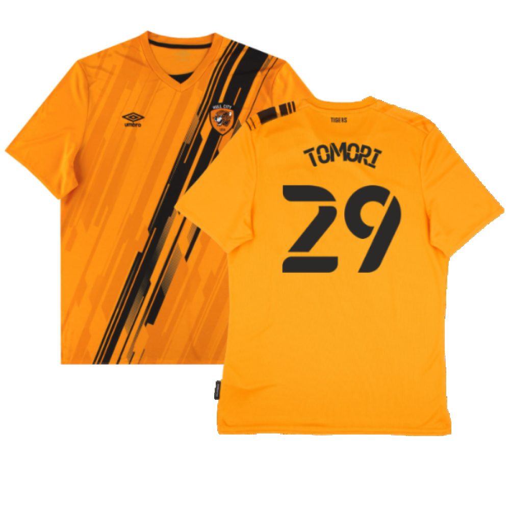 Hull City 2021-22 Home Shirt (Sponsorless) (M) (Excellent) (Tomori 29)_0