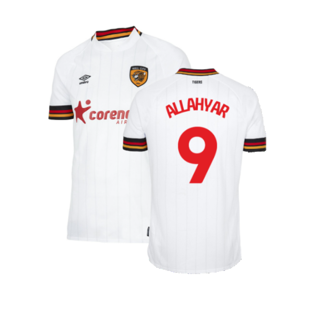 Hull City 2022-23 Away Shirt (M) (ALLAHYAR 9) (Excellent)_0