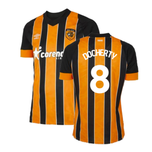 Hull City 2022-23 Home Shirt (XXL) (DOCHERTY 8) (Very Good)_0