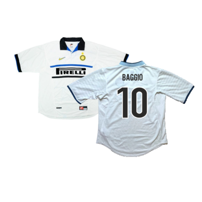 Inter Milan 1998-99 Away Shirt (XL) (Baggio 10) (Excellent)