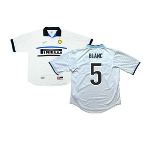 Inter Milan 1998-99 Away Shirt (XL) (Blanc 5) (Excellent)_0