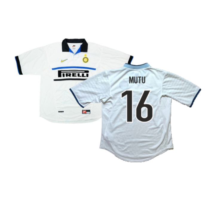 Inter Milan 1998-99 Away Shirt (XL) (Mutu 16) (Excellent)