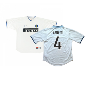 Inter Milan 1999-00 Away Shirt (L) (Excellent) (Zanetti 4)_0