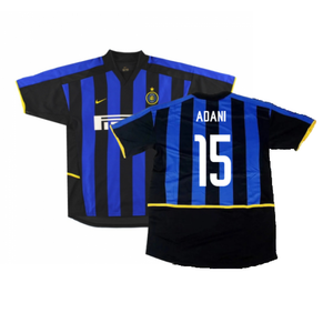 Inter Milan 2002-03 Home Shirt (Very Good) (Adani 15)_0