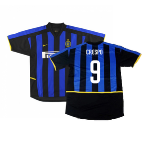 Inter Milan 2002-03 Home Shirt (Very Good) (Crespo 9)_0