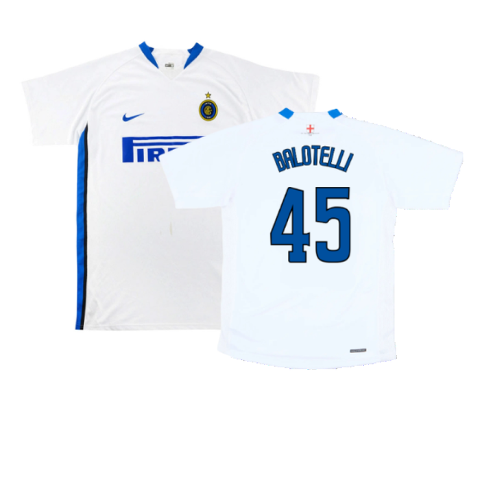 Inter Milan 2006-2007 Away Shirt (Excellent) (Balotelli 45)