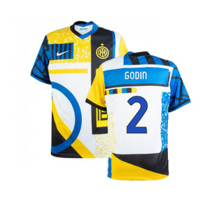 Inter Milan 2020-21 Fourth Shirt (L) (GODIN 2) (Excellent)_0