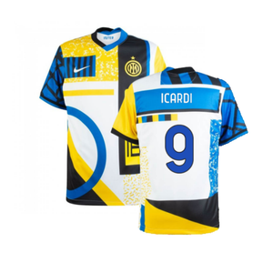 Inter Milan 2020-21 Fourth Shirt (L) (ICARDI 9) (Excellent)_0