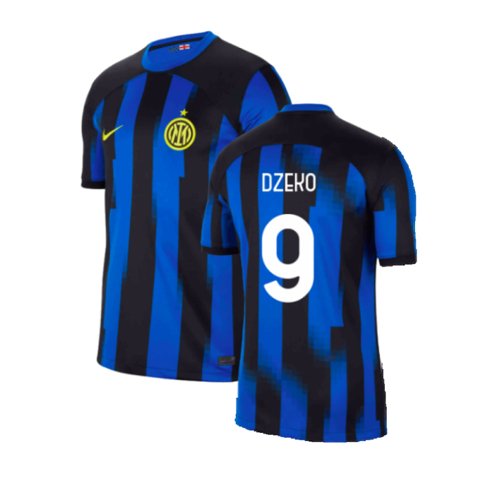 Inter Milan 2023-24 Home Shirt (SB) (Dzeko 9) (Excellent)