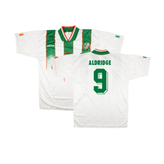 Ireland 1994-95 Away Shirt (M) (Excellent) (Aldridge 9)