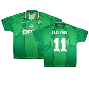 Ireland 1995-96 Home Shirt (XL) (Excellent) (Staunton 11)_0