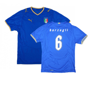 Italy 2008-09 Home Shirt (Good) (Barzagli 6)_0