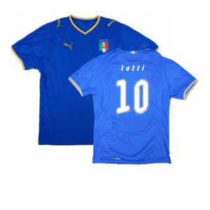 Italy 2008-09 Home Shirt (XL) (Excellent) (Totti 10)_0