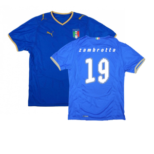 Italy 2008-09 Home Shirt (Good) (Zambrotta 19)_0