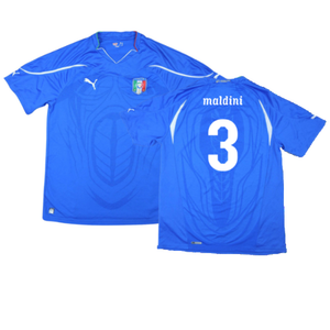 Italy 2010-11 Home Shirt (xl) (Good) (Maldini 3)_0