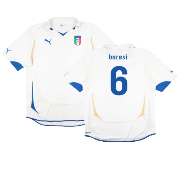 Italy 2010-12 Away Shirt (M) (Fair) (Baresi 6)