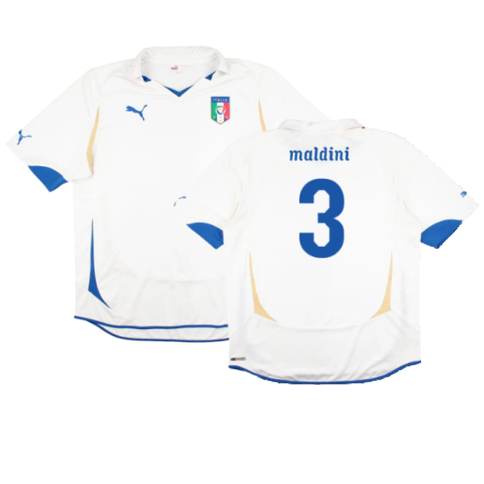 Italy 2010-12 Away Shirt (M) (Fair) (Maldini 3)