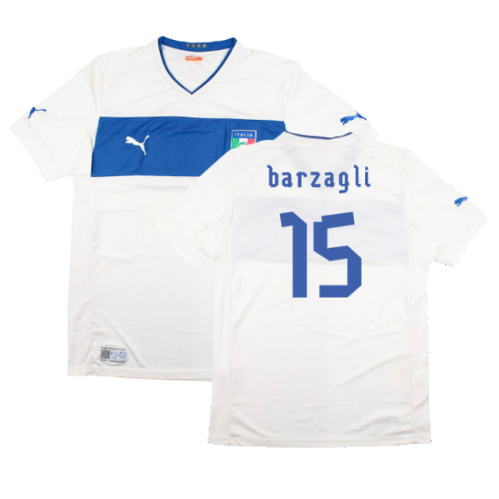 Italy 2012-14 Away Shirt (L) (Very Good) (Barzagli 15)