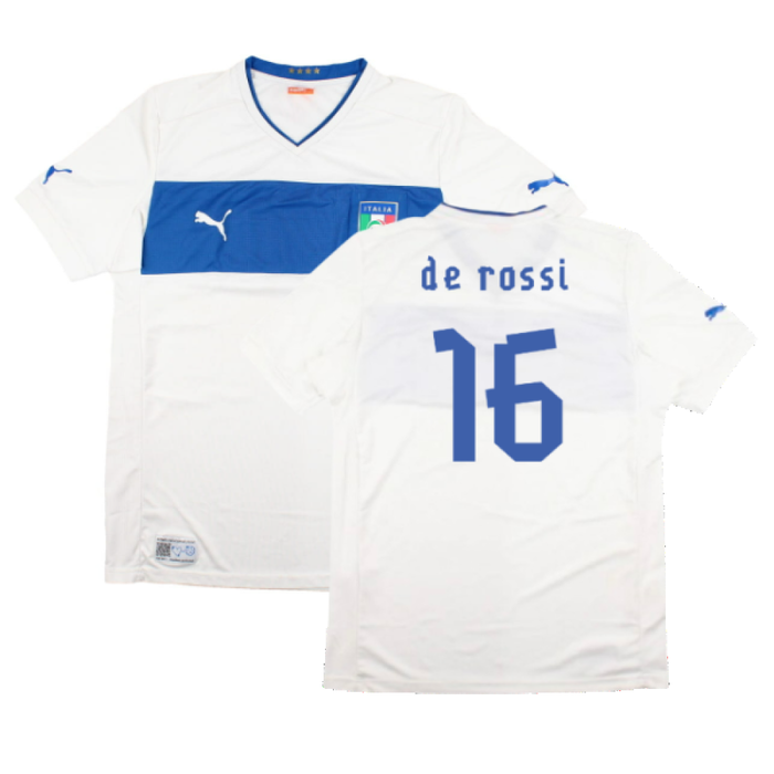 Italy 2012-14 Away Shirt (L) (Very Good) (De Rossi 16)