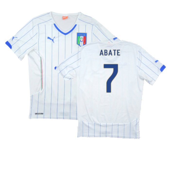 Italy 2014-16 Away Shirt (XL) (Good) (Abate 7)