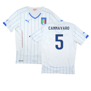 Italy 2014-16 Away Shirt (S) (Good) (Cannavaro 5)_0