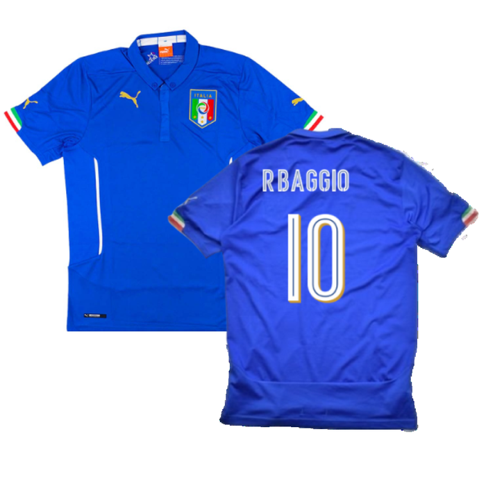 Italy 2014-16 Home (L) (R.BAGGIO 10) (Very Good)