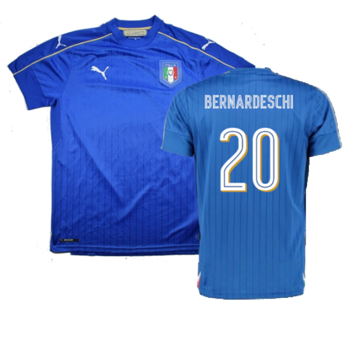 Italy 2015-16 Home Shirt (XXL) (Excellent) (Bernardeschi 20)