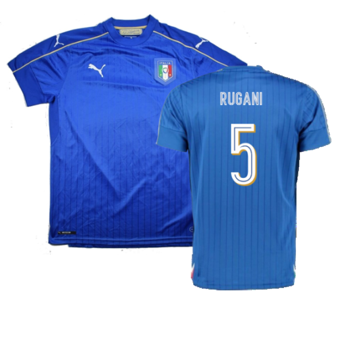 Italy 2015-16 Home Shirt (XXL) (Excellent) (Rugani 5)