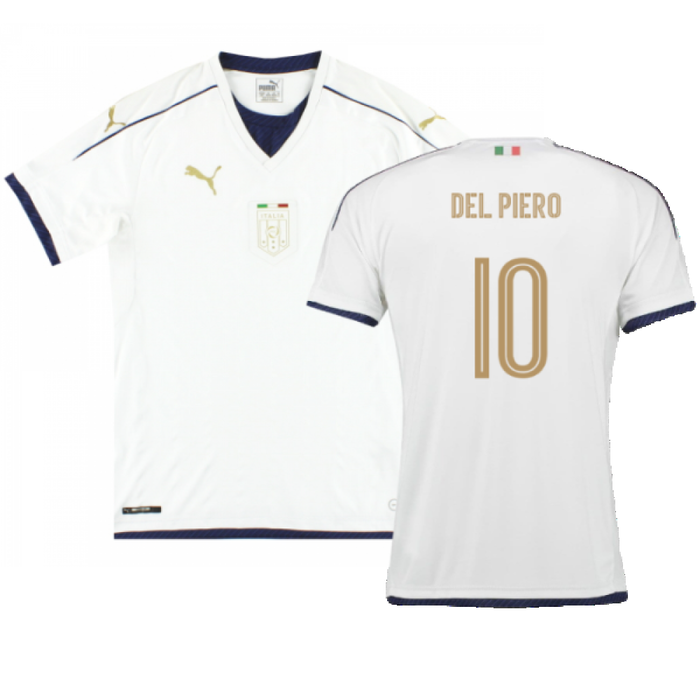 Italy 2016-17 Away Shirt (L) (Very Good) (Del Piero 10)