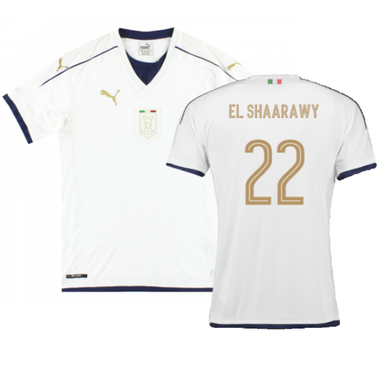Italy 2016-17 Away Shirt (L) (Very Good) (El Shaarawy 22)_0