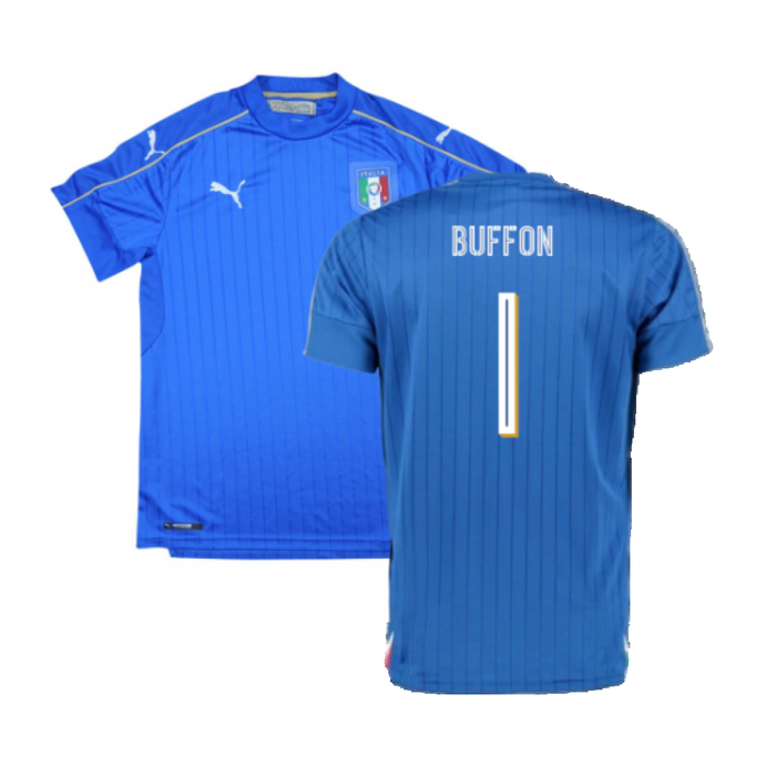 Italy 2016-17 Home Shirt (M) (Excellent) (Buffon 1)