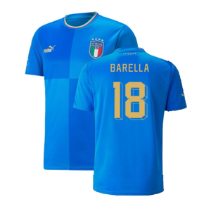 Italy 2022-23 Home Shirt (2XL) (Very Good) (BARELLA 18)_0