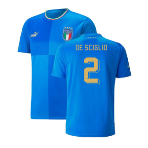 Italy 2022-23 Home Shirt (2XL) (Very Good) (DE SCIGLIO 2)_0