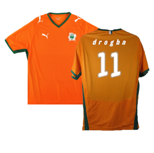 Ivory Coast 2008-10 Home Shirt (M) (Excellent) (DROGBA 11)_0