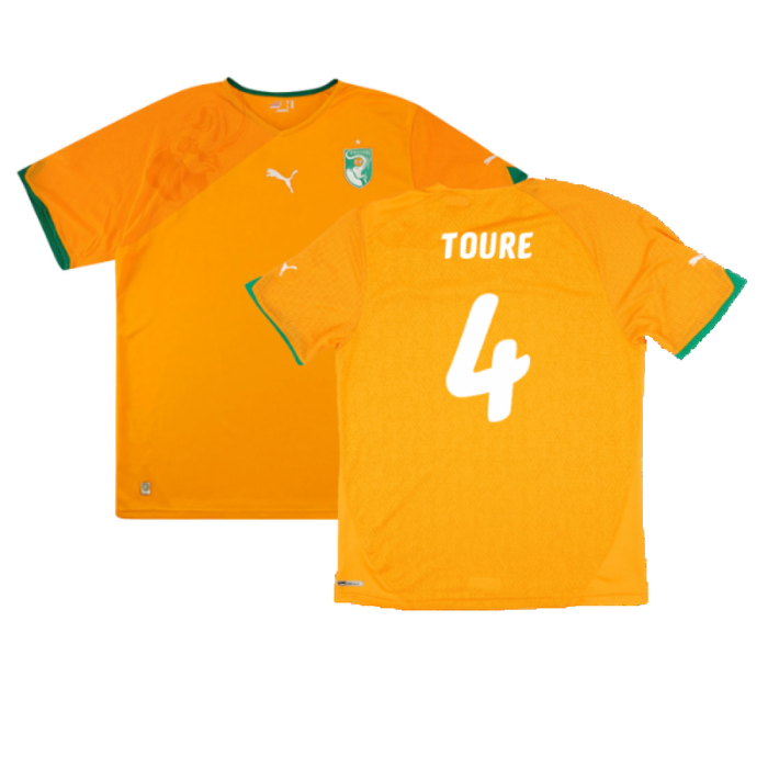 Ivory Coast 2010-11 Home Shirt (Very Good) (TOURE 4)