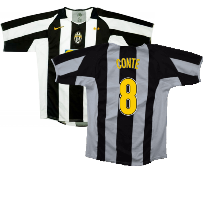 Juventus 2004-05 Home Shirt (XL) (Excellent) (Conte 8)