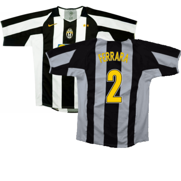 Juventus 2004-05 Home Shirt (XL) (Excellent) (Ferrara 2)