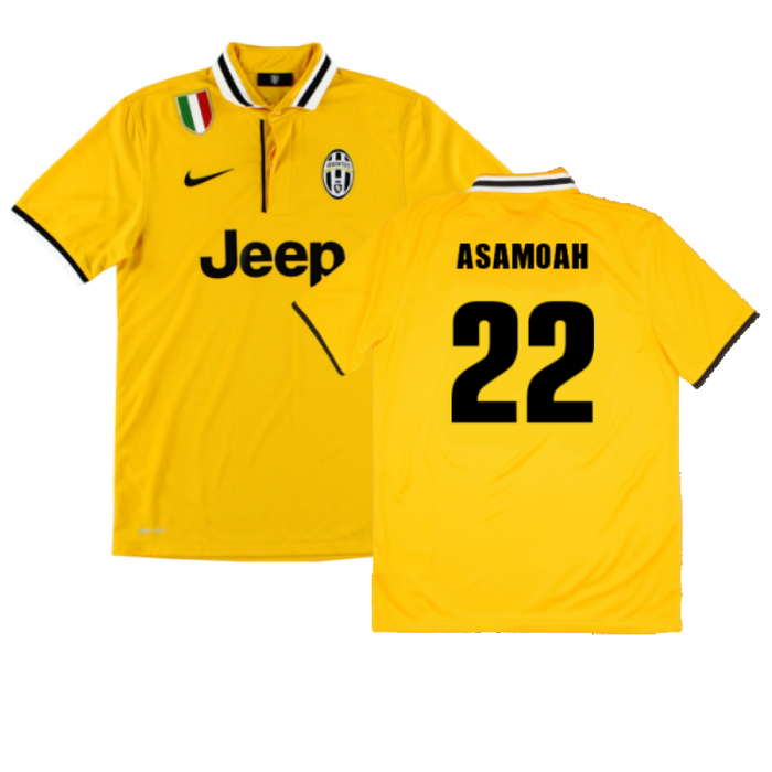 Juventus 2013-14 Away Shirt (S) (Mint) (Asamoah 22)