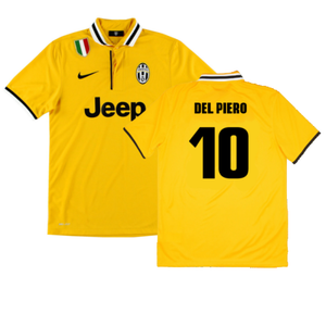 Juventus 2013-14 Away Shirt (S) (Mint) (Del Piero 10)_0