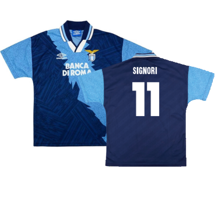 Lazio 1994-96 Away Shirt (M) (Excellent) (Signori 11)